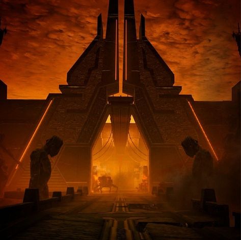 Korriban Sith Temple, Swtor Concept Art, Sith Temple, Sith Aesthetic, Star Wars Infographic, Scifi City, Sith Empire, Dark Castle, Star Wars The Old