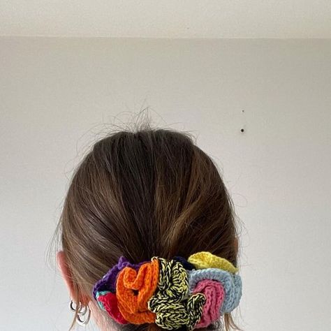 Crochet Scrunchie, Crochet Accessory, Thigh Workout, Crochet Inspo, Small Projects, Hair Clipper, Knit Picks, Big Project, Hair Clippers