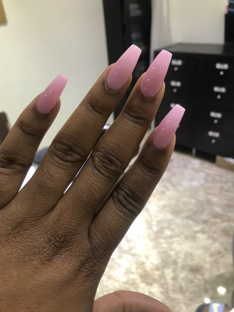 Blush Pink Acrylic Nails, Demure Nails, Pink Blush Nails, Translucent Pink Nails, Picasso Nails, Fingernail Art, Shellac Manicure, Nail Glam, Nails Styles