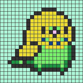 Budgie Pixel Art, Parrot Pixel Art, Perler Bead Bird, Crochet People, Parakeet Bird, Budgies Bird, Budgie Parakeet, 8 Bit Art, Easy Pixel Art