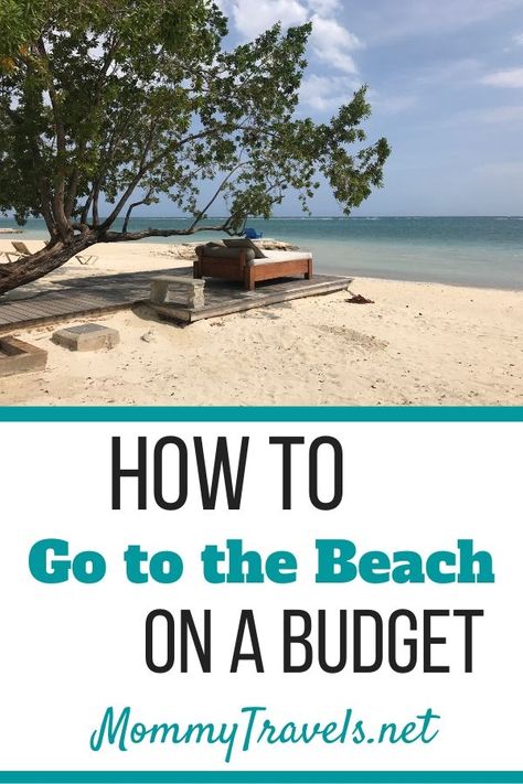 How to Go to the Beach on a Budget - Learn how to save money on every aspect of a beach vacation. Budget Beach Vacation, Beach Day Ideas, Beach Town Aesthetic, Weekend Beach Trip, Beach Life Hacks, Beach Vacation Tips, Cheap Beach Vacations, Seacrest Beach, Family Beach Trip