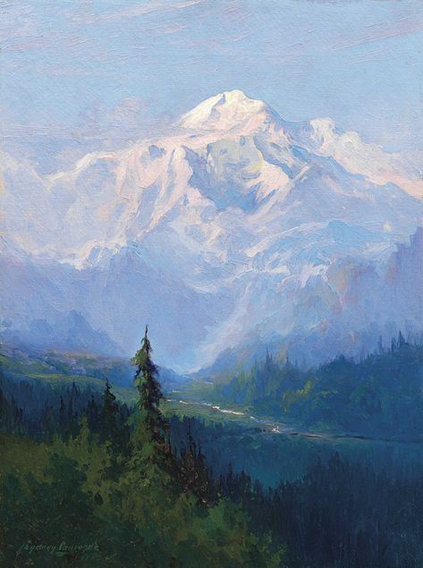 Mount Mckinley, Australia Tourism, Mountain Landscape Photography, Australia Vacation, A4 Poster, Fantasy Art Landscapes, Mountain Paintings, Poster Retro, Vintage Artwork