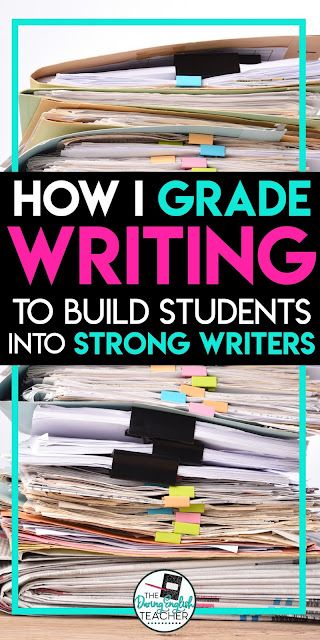 Grading Writing: My philosophy to help students become better writers 6th Grade Writing, Teaching High School English, Ela Writing, Middle School Writing, High School Ela, Middle School English, English Classroom, Become Better, Middle School Classroom