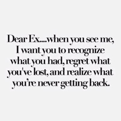 Ur gonna regret it!! Ex Boyfriend Quotes, Ex Quotes, Married Men, Breakup Quotes, Boyfriend Quotes, Ex Boyfriend, See Me, Meaningful Quotes, Great Quotes