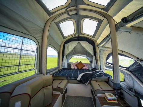 Air OPUS® OP4 - OPUS® Camper Opus Camper, Small Pop Up Campers, Sprinter Van Camper, Tent Trailers, Airstream Basecamp, Pop Up Tent Trailer, Folding Campers, Small Camper Trailers, Kayak Storage Rack