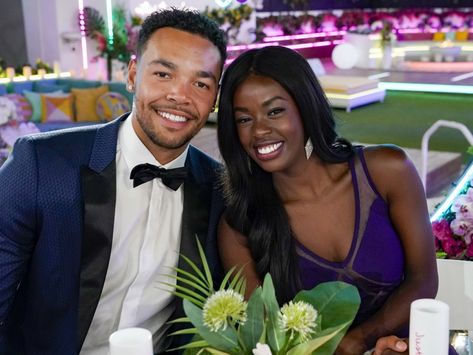 'Love Island' winners Justine Ndiba and Caleb Corprew announce they've split up Love Island Season 2 winners Justine Ndiba and Caleb Corprew have announced their split just three months after the show's finale aired on CBS. #LoveIsland Justine And Jack Love Island, Justine Ndiba, Love Island Season 2, Love Island Couples, Gogo Dancer, Real Queens, Finding True Love, Hallmark Movies, Love Island