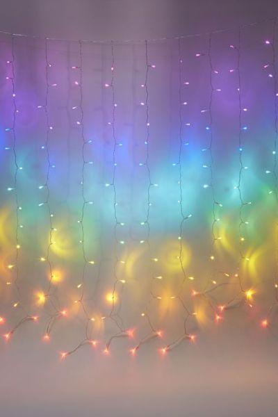 10 Dorm Room Essentials That Will Brighten Up Any Romm Cascading Lights, Mermaid House, Galaxy Bedroom, Rainbow Bedroom, Cascade Lights, Unicorn Bedroom, Led Lighting Bedroom, Rainbow Room, Colorful Lights