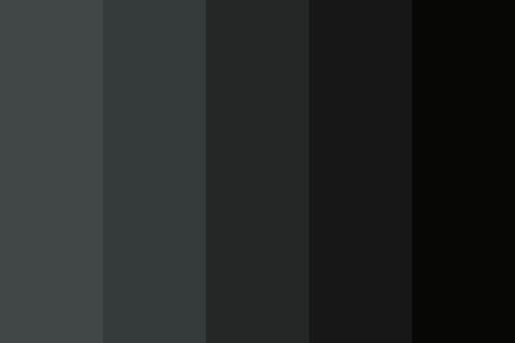 Color Plomo, Dark Color Palette, Color Design Inspiration, Black Color Palette, Grey Color Palette, Color Palette Design, Dark Grey Color, Color Pallets, Colour Images