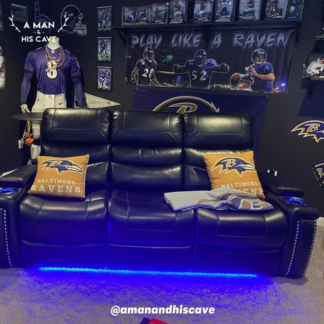 #ManCaveMondays once again, mates! 🙌 A month to go til the season starts, and @dujuanejohnson couldn't be more ready! 💪 Who you got for this NFL season? 🏈 🛠👇Build Your Dream Man Cave⁠ @amanandhiscave⁠ ➖➖➖➖➖➖➖➖➖➖➖➖➖ 📸 ⁠Dujuane Johnson ➖➖➖➖➖➖➖➖➖➖➖➖➖ SHOP NOW - Link In Bio 📲⁠ ➖➖➖➖➖➖➖➖➖➖➖➖➖⁠ Dream Man Cave, Best Man Caves, The Best Man, Dream Man, Man Caves, Nfl Season, Ravens, A Month, A Good Man