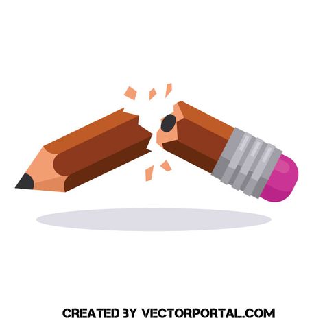 Pencil Vector, Pencil Clipart, Broken Pencil, Gif Animation, Graphite Pencils, Pencil Illustration, Free Vectors, Free Vector Graphics, Site Design