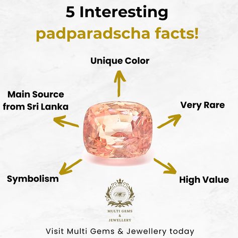 Interesting facts about the Padparadscha stone 😍 💎Unique Color: Padparadscha sapphires have a rare mix of pink and orange, similar to a lotus blossom or sunset. 💎Very Rare: They are one of the rarest types of sapphires, making them highly valuable. 💎Main Source: Most Padparadscha sapphires come from Sri Lanka, though some are also found in Madagascar and Tanzania. 💎Meaning: This stone symbolizes joy, love, and balance, making it popular for special jewelry like engagement rings. 💎High Va... Padparadscha Sapphire Ring, Padparadscha Sapphire, Lotus Blossom, Sapphire Engagement Ring, Special Jewelry, Gems Jewelry, Arab Emirates, Sapphire Engagement, Rocks And Minerals