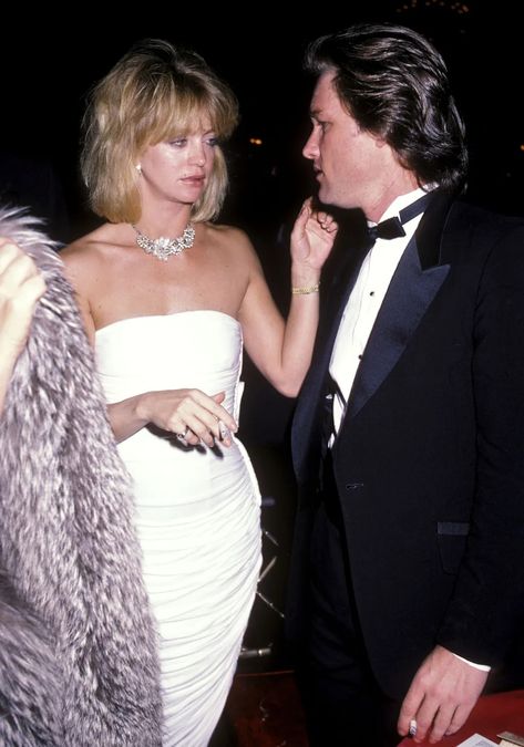 Goldie Hawn & Kurt Russell Through the Years: Then vs Now Goldie Hawn Kurt Russell, Bogie And Bacall, Classic Film Noir, Celebrity Couple, Longest Marriage, Eddie Fisher, Kurt Russell, Then Vs Now, Tony Curtis