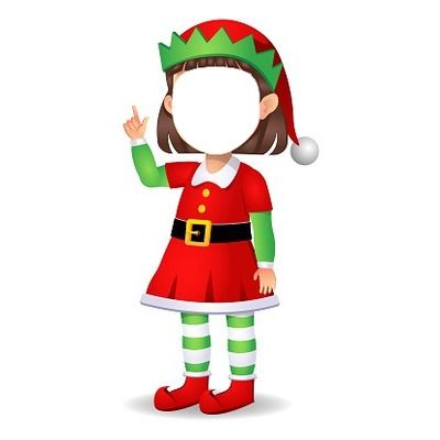 Christmas Diy Kids, Elf Crafts, Christmas Door Decorating Contest, Elf Yourself, Christmas Cutouts, Xmas Elf, Christmas Worksheets, Christmas Crafts For Kids To Make, Photo Montage