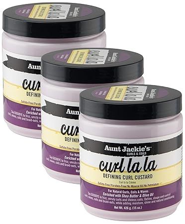 ✨ Aunt Jackie's Curl La La gives your curls the love they deserve! This lightweight curl-defining custard, enriched with nourishing Shea Butter & Olive Oil, adds moisture and definition without weighing hair down. Perfect for twist-outs, braid-outs, or wash-and-go styles. Your curls will be soft, bouncy, and full of life! 💜✨  🌿 Key Benefits:  💨 Lightweight for all curl types ✨ Adds shine & moisture 🚫 No sulfates, parabens, or mineral oils Auntie Jackie Curl La La, Shea Moisture Curl And Shine, Anti Frizz Serum, Volumizing Mousse, Heat Protectant Spray, Curl Shampoo, Best Hair Care Products, Curl Defining Cream, Wash And Go