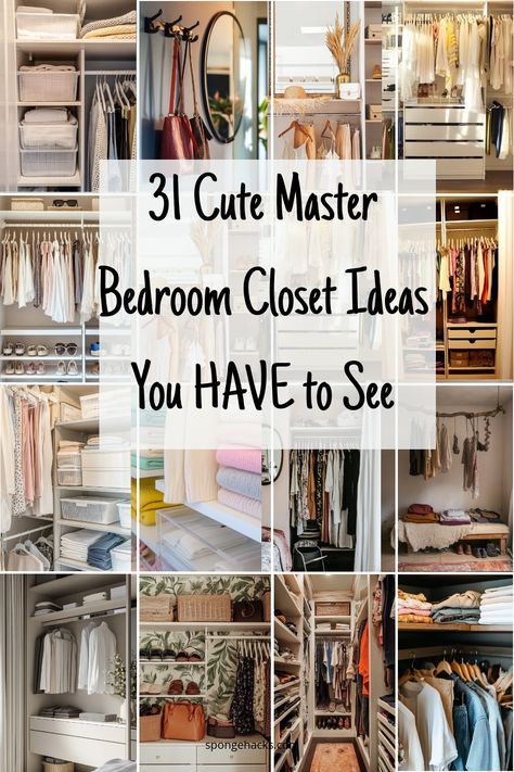 I need some master closet ideas right now! My master bedroom with a closet is overcrowded and I’m unable to see anything I have. I end up spending more time looking for my clothes than deciding what to wear. So, I end up putting on anything I can grab from the chaos. It’s horrible and […] Organizing Master Closet, Black Small Bedroom Ideas, Bedroom Ideas Aesthetic White, Black Small Bedroom, Pink Small Bedroom Ideas, Bedroom Ideas Aesthetic Pink, Closet Designs Layout, Small Walk In Closet Designs, Apartment Walk In Closet