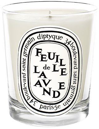 Pin for Later: Turn Your Home Into a Stress-Free Space With These Scented Candles Lavender Diptyque Feuille de Lavande/Lavender Leaf Scented Candle, Size 6.5 oz ($32) Baies Candle, Diptyque Paris, Diptyque Candles, Eucalyptus Candle, Patchouli Scent, Vanilla Scented Candles, Elegant Candles, Rose Candle, Mini Candles