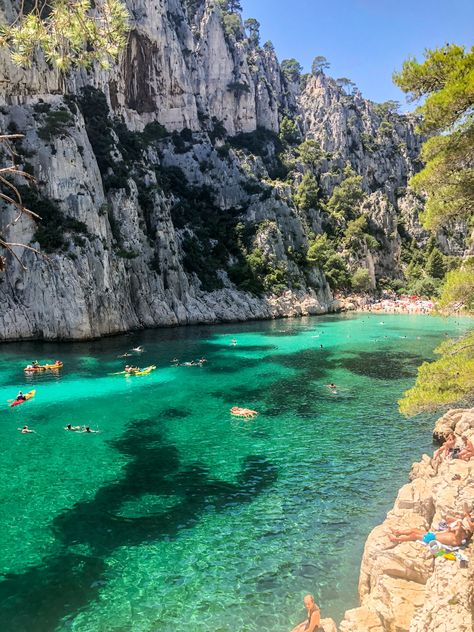 Calanque En Vau - Marseille / Cassis   #calanque #marseille #cassis #france #regionsud #provence #sud #paysage #paradis #frenchblogger #blogger Cassis France, France Landscape, French Travel, Nepal Travel, Travel Wishlist, Voyage Europe, Dream Holiday, Backpacking Travel, Travel Inspo