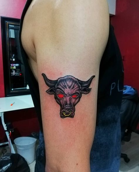 Brahma Bull Tattoo, Rock Bull Tattoo, The Rock Bull Tattoo, Wwe Tattoos Ideas, Wwe Tattoos, Bull Tattoo Ideas, The Rock Tattoo, Tattoo Bull, Name Tattoo On Hand