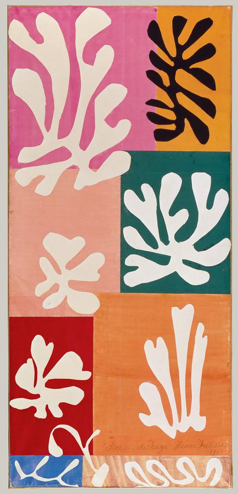 Snow Flowers | Henri Matisse | 1999.363.46 | Work of Art ... Art History Lessons, Matisse Paintings, Matisse Cutouts, Edouard Vuillard, Cut Out Art, Denver Art, Willem De Kooning, Marc Chagall, Matisse Art