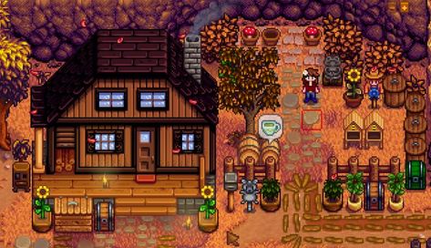 Stardew Valley Buildings, Stardew Farms, Stardew Valley Layout, Stardew Valley Tips, Stardew Valley Farms, F Video, Gamer Boy, Farm Art, Summer Projects