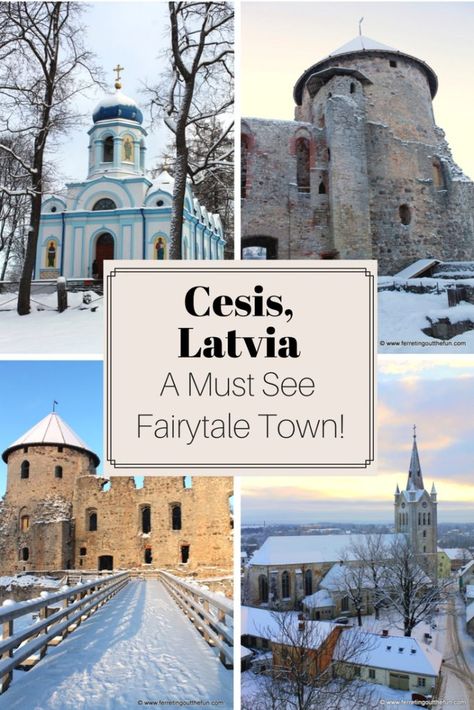 Cesis, Latvia: A Must See Fairytale Town - Ferreting Out the Fun Latvia In Winter, Fairytale Town, Book 2023, Monday Images, Estonia Travel, 2023 Ideas, Baltic Countries, Travel Secrets, Baltic States