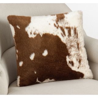 Western Pillows, Hide Pillows, Cozy Lodge, Country Pillows, Shabby Chic Pillows, Farmhouse Throw Pillow, Faux Cowhide, Cowhide Pillows, Cow Decor