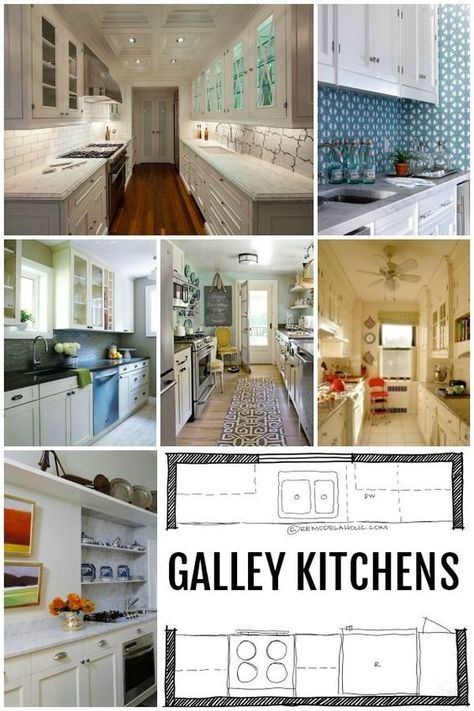 Unlock the potential of your kitchen space with galley kitchen layouts!  #KitchenDesign #GalleyKitchen #HomeImprovement Countertop Concrete, Kitchen Galley, Galley Kitchen Layout, Small Galley Kitchen, Galley Kitchen Design, Galley Kitchen Remodel, Galley Kitchens, Popular Kitchens, Kitchen Designs Layout