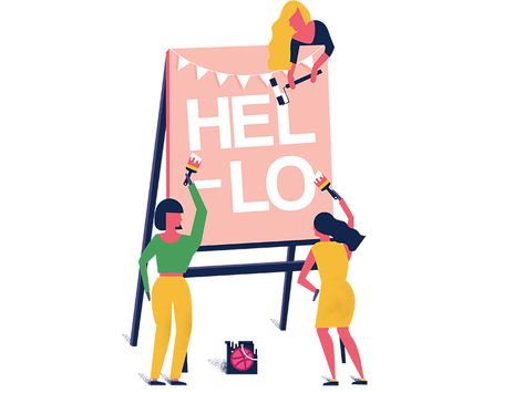 Welcome Illustration, Dribbble Design, Aarhus, Saint Charles, Flat Illustration, Show And Tell, Visual Identity, Business Planning, Art Room