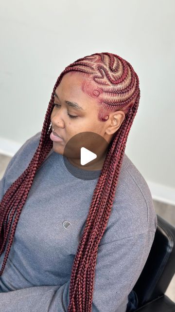 Teneika R. on Instagram: "In loveee with this style atm 😍😩 … would you rock this style?  Book Under: Lemonade Fulani Braids + Knotless #lemonadebraids #stitchbraids #braider #hairart" Fulani Lemonade Braids With Knotless, Knotless Lemonade Braids, Lemonade Knotless, Fulani Lemonade Braids, Lemonade Braids With Knotless, Fulani Knotless Braids, Lemonade Braids Hairstyles, Braids Knotless, Lemonade Braids