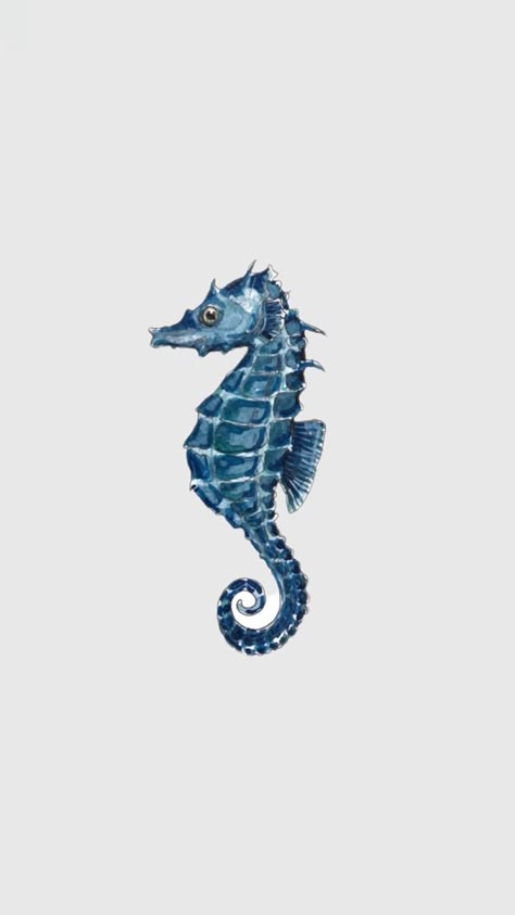 Blue Seahorse, Beach Wall Collage, Easy Crafts To Sell, Blue Tattoo, Paper Background Design, Wallpaper App, Bullet Journal Inspiration, Sea Animals, Aesthetic Backgrounds