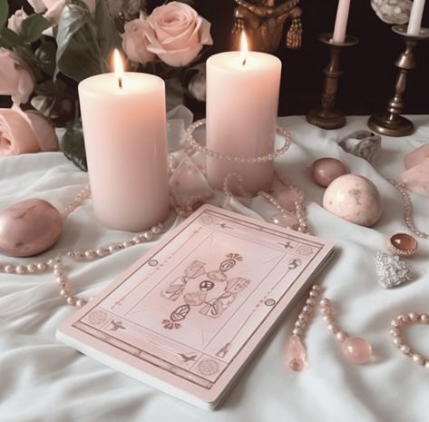 Pink Tarot Aesthetic, Pastel Pink Witch Aesthetic, Pink Witch Aesthetic, Pink Tarot, Lady Aphrodite, Pastel Witch, Pink Witch, Tarot Aesthetic, Pink Rain