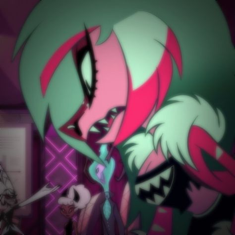 ⌜ ᴅᴏ ɴᴏᴛ ʀᴇᴘᴏꜱᴛ : ᴄᴀᴛᴛʏʟᴏɢᴏ ⌟ Hazbin Hotel Miss Zilla, Missi Zilla Hotel Hazbin, Zeezi Hazbin Hotel, Missi Zilla, Pfp Pics, Best Cartoons Ever, Hotel Art, Matching Pfps, Helluva Boss