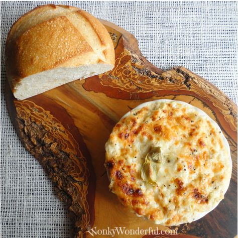 Artichoke & Roasted Garlic Dip - wonkywonderful.com Artichoke Roasted, Roasted Garlic Dip, Garlic Dip Recipes, Artichoke Salad, Roasted Artichoke, No Cook Appetizers, Garlic Dip, Artichoke Recipes, Perfect Appetizers