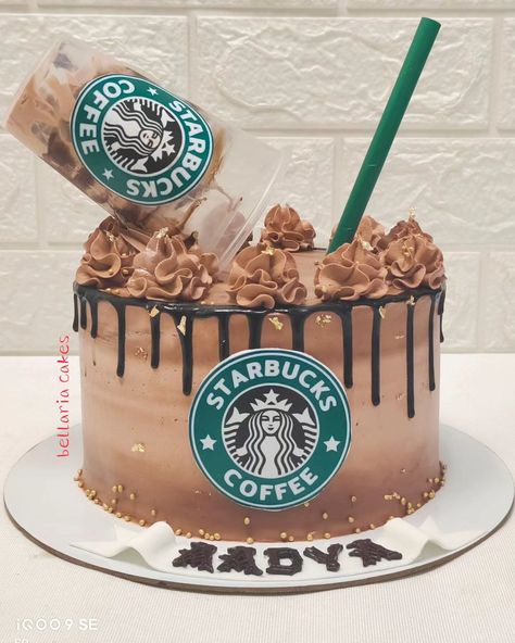 Starbucks coffee theme cake design Butter scotch caramel crunch flavour cake #starbucks #starbuckscoffee #coffee #coffeeholic #coffeelover #coffeetime #coffeelovers #coffeecake #cakedesign #cakedecorating #cakestyle #cake #bestcakeinahmedabad #bestcakeintown #chandkhedacakes #ahmedabadcakes #gandhinagarcakes #instacake #instagram #businesswoman #entrepreneur #@starbucksindia #@starbucks #@starbucks.palladium Butter Scotch Cake Designs, Starbucks Themed Cake, Coffee Theme Cake, Coffee Themed Cake, Butter Scotch, Starbucks Cake, 20th Bday, Caramel Crunch, Coffee Theme