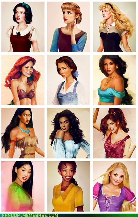 Disney Princesses IRL Princes Disney, Disney Mignon, The Disney Princesses, Princesas Disney Anime, Real Life Princesses, Images Disney, Karakter Disney, Princesa Disney, Art Disney