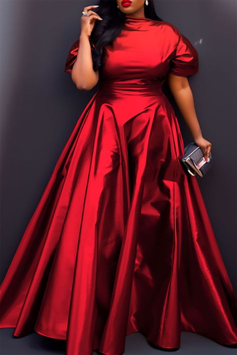 Plus Size Semi Formal, Party Outfit Plus Size, Semi Formal Party, Formal Maxi Dresses, African Jumpsuit, Dresses For Apple Shape, Winter Tips, Dresses Occasion, Plus Size Gowns