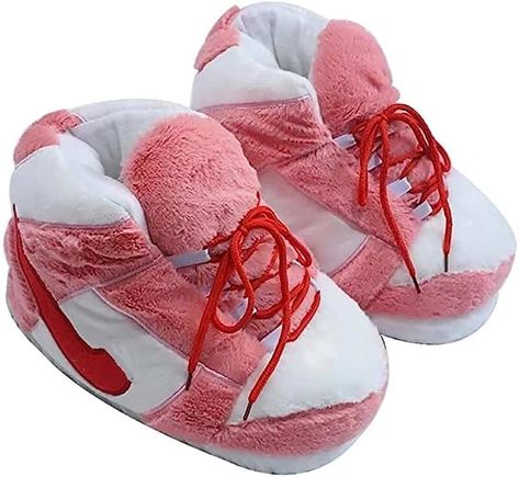 Amazon.ca : nike plush slippers Gifts For Sneakerheads, Funny Slippers, Chunky Dunky, Trendy Slippers, Buy Sneakers, Plush Slippers, Sneaker Lovers, Funny Fashion, Slippers For Women