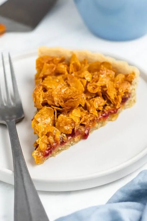 Scottish Bakery, Cornflake Tart Recipe, Scottish Scran, Cornflake Recipes, Cornflake Tart, Cornflake Cake, British Pudding, School Dinner, British Desserts