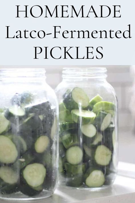 Homemade, lacto-fermented pickles couldn’t be easier or more delicious. If you have time to slice them up and add them to salt water, you have time to make this recipe. This is seriously the simplest recipe ever and makes the best tasting, mildly sour, probiotic pickles. Homemade Fermented Pickles. Cucumbers. Probiotics. Preserve Cucumbers, Fermented Pickles Recipe, Probiotic Pickles, Fermented Dill Pickles, Homemade Recipes Dinner, Lacto Fermented Pickles, Vegan One Pot Meals, Make Pickles, Easy Pickling Recipes