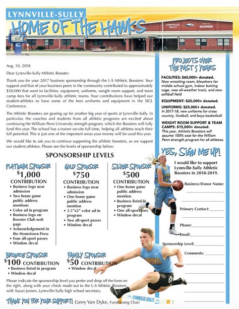 Athletic Booster Club - L-S Home Athletic Booster Club Ideas, Booster Club Ideas, Booster Club Membership, Athletic Booster Club, Pto Board, Booster Club, Fundraiser Ideas, Workout Training Programs, Room Mom