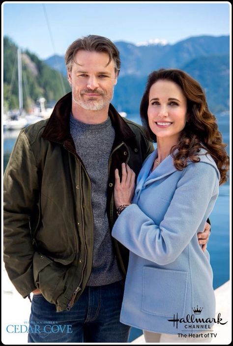 Jack & Olivia Andie Mcdowell, Eric Matthews And Jack Hunter, Cedar Cove Series, Jacks Big Music Show, Jack Hunter And Eric Matthews, New Jack City Movie, Christmas Movies On Tv, Hallmark Tv, Jack And Elizabeth When Calls The Heart