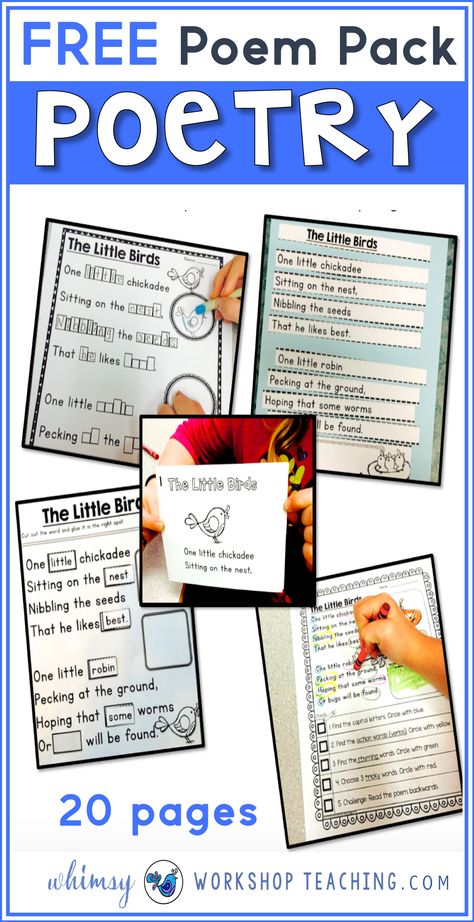 This a one of the poem of the week packs that I use in my classroom to practice all kinds of literacy skills and spelling patterns! Poetry Writing Ideas, Kindergarten Poetry, Poetry Lesson Plans, Literacy Classroom, Poetry Lesson, Teaching Culture, Free Poems, Poetry Activities, Poetry Journal