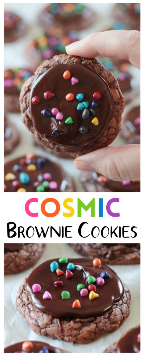 Chocolate Cookie Dough Recipe, Cosmic Brownie Cookies, Cake Mix Pancakes, Grasshopper Cookies, Sugar Cookies From Scratch, Cookie Dough Fudge, Cookies Video, Cookie Recipes From Scratch, Cosmic Brownies