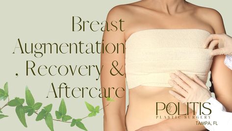 Are you considering breast augmentation? In this informative video, Dr. Effie Politis of Politis Plastic Surgery in Tampa, FL provides helpful tips on what to expect during the recovery and aftercare period. Dr. Politis emphasizes the importance of wound care and rest, as well as being mindful of your diet and hydration. If you're interested in breast augmentation, watch this video to learn more about the recovery process. Post Breast Augmentation Recovery, Post Op Breast Augmentation Recovery, Mommy Makeover Surgery Recovery, Mommy Makeover Surgery, Being Mindful, Mommy Makeover, Breast Surgery, Surgery Recovery, Post Op