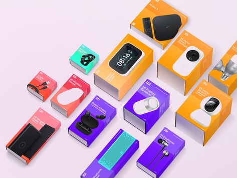 Xiaomi Packaging Concept by Bastien Tech Packaging, Lamp Packaging, Cable Packaging, Electronics Packaging, Packaging Concept, Electronic Packaging, Modern Packaging, Consumer Packaging, Kids Watch