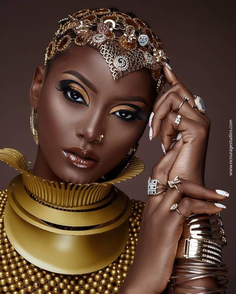 A Neo African Encounter African Queen, Beauty Shoot, Beauty Shots, Black Art Pictures, African Beauty, Black Artists, Black Women Art, Black Excellence, African Inspired