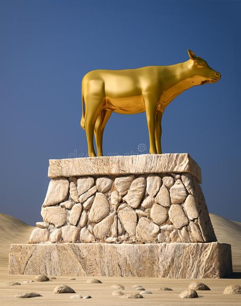 Golden Calf. The golden calf as described in the book of Exodus , #AD, #golden, #Calf, #Golden, #Exodus, #book #ad Book Of Exodus, Golden Calf, Idol Worship, Jw Family, 7 Sins, Bible Images, Family Worship, Bible Coloring Pages, Partner Workout