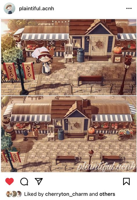 Brick Path, Forest Cottage, Stall Designs, Cottage Core, Animal Crossing, Cottage, Cabin, Forest, House Styles