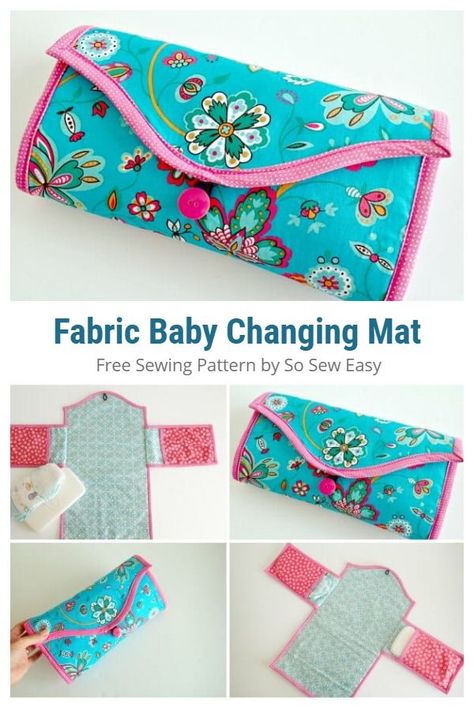 Changing Mat Pattern, Girl Nurseries, Fabric Art Diy, Handmade Baby Items, Baby Diy Projects, Sew Baby, Diy Sewing Gifts, Sewing To Sell, Sewing Things