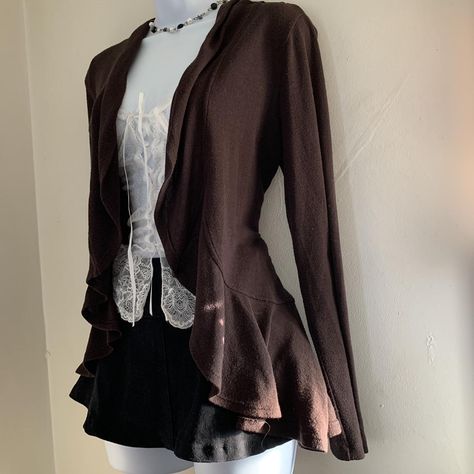 Brown Flowy Fairy Cardigan .•*.
size medium
cardigan... - Depop Fairy Cardigan, Rocker, The Back, The End, Size Medium, Pattern, Closet